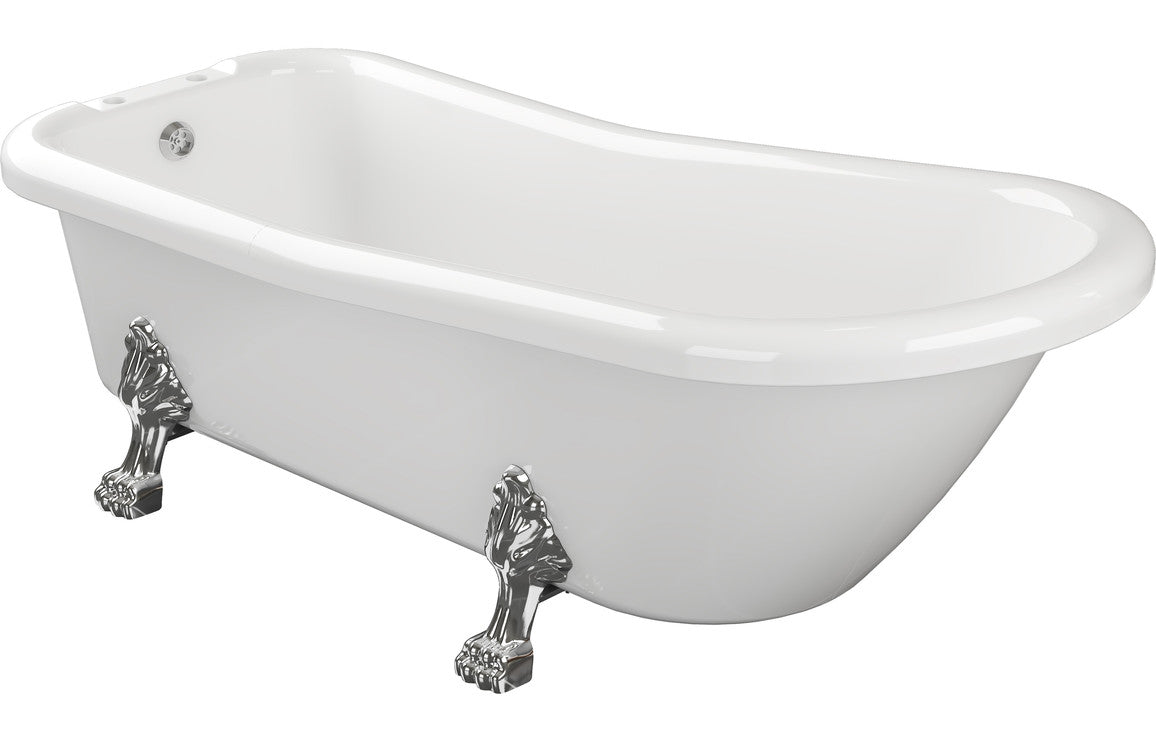 Carey Free Standing Bath w/Feet - L 1530 x W 670 x H 760mm