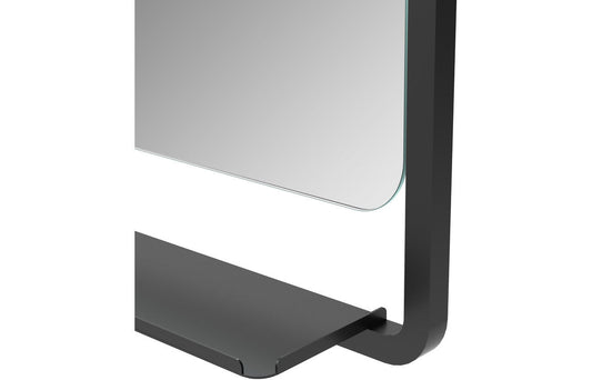 Dash Rectangle Mirror w/Shelf - H 900 x W 500 x D 140mm