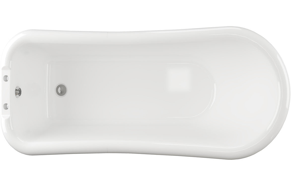 Carey Free Standing Bath w/Feet - L 1530 x W 670 x H 760mm