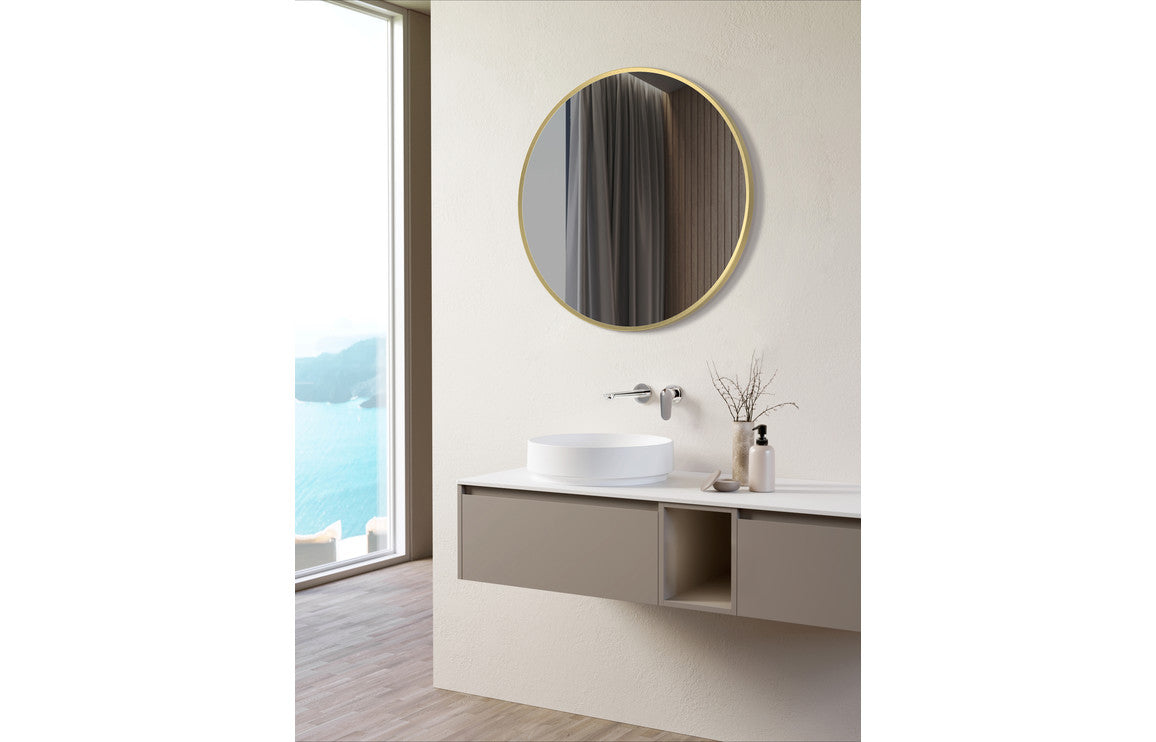 Belah Round Mirror