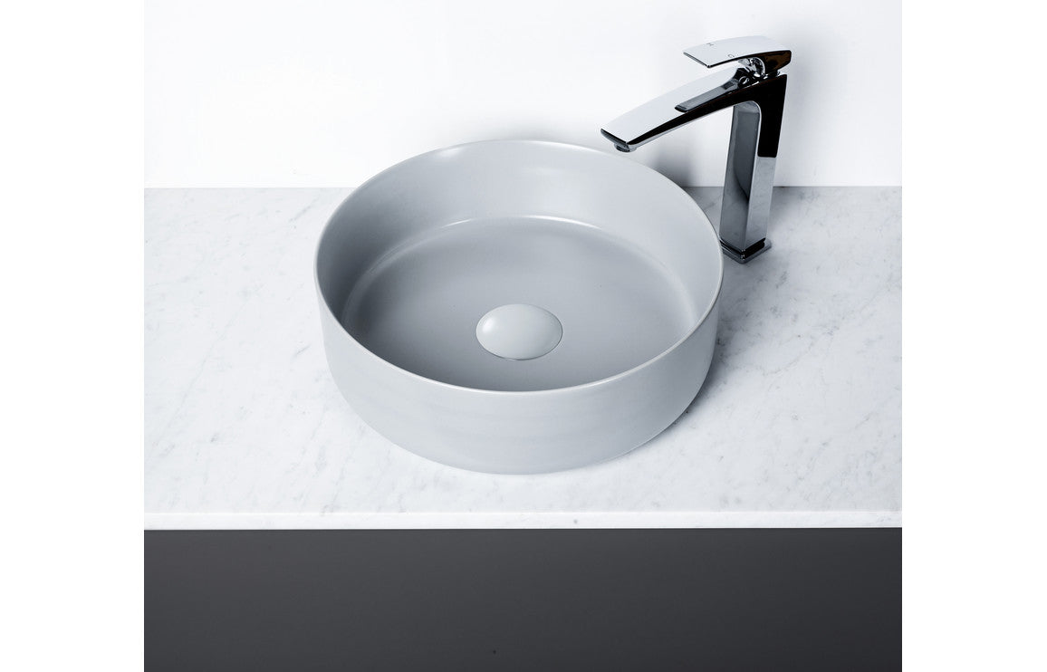 Arrow Ceramic Round Washbowl & Waste - H 120 x W 355 x D 355mm
