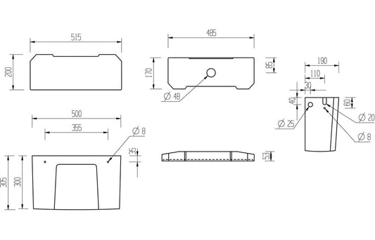 Beal High Level WC w/Brushed Brass Finish & Soft Close Seat
