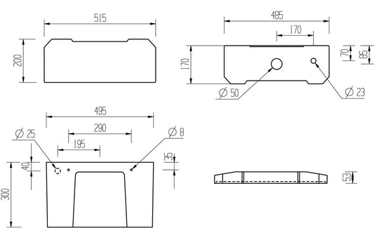 Beal Low Level WC w/Brushed Brass Finish & Soft Close Seat