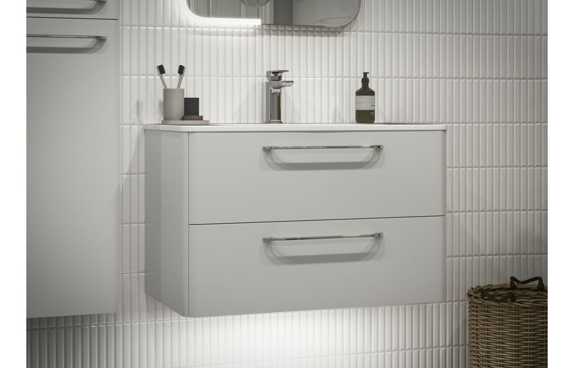 Alport 610mm 2 Drawer Wall Unit & Basin