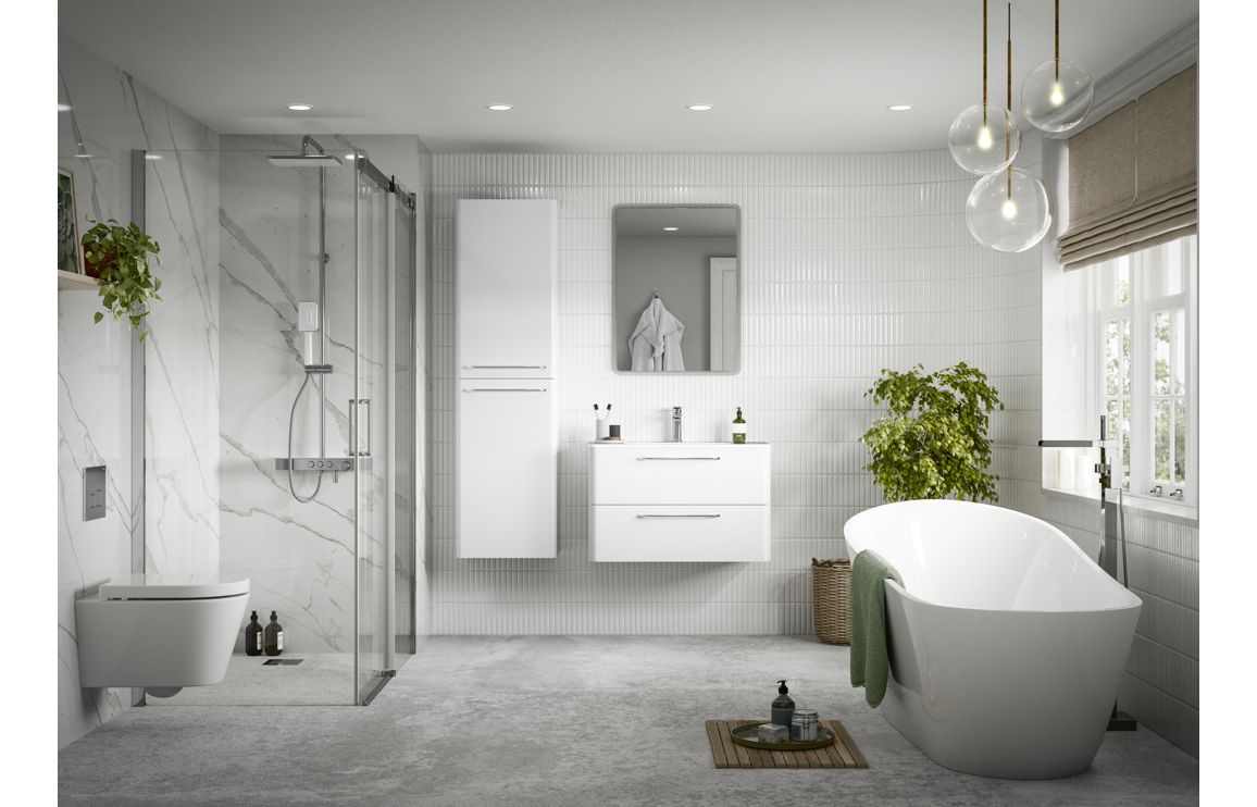 Alport 610mm 2 Drawer Wall Unit & Basin