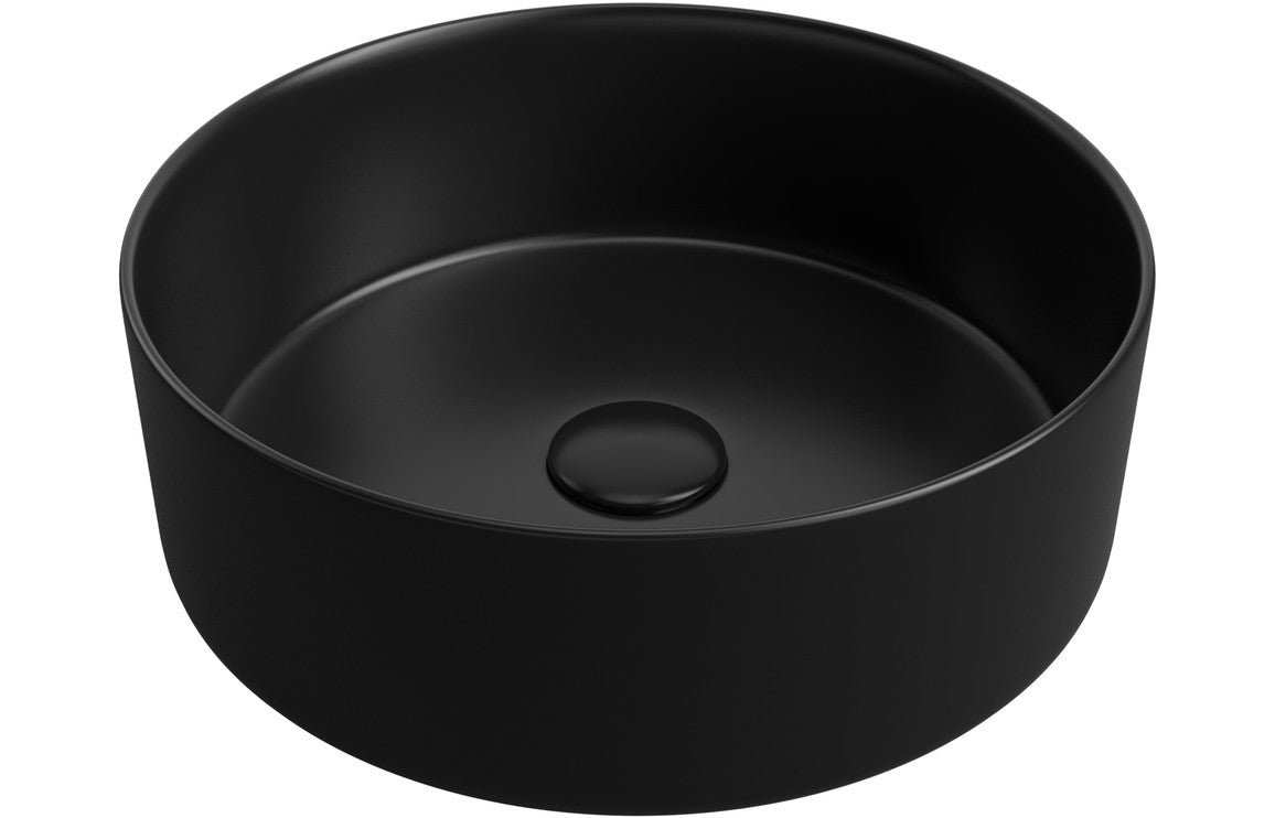 Arrow Ceramic Round Washbowl & Waste - H 120 x W 355 x D 355mm