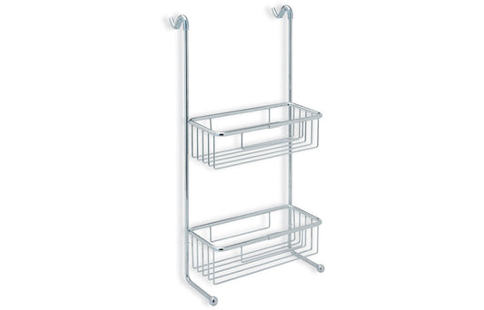 Wheeler 2-Tier Shower Caddy - Chrome