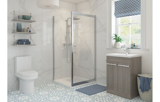 Wiley Infold Door - Chrome