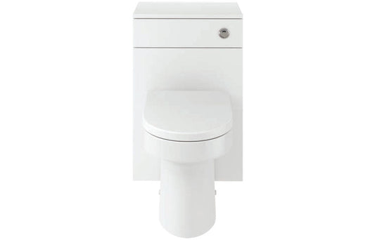 Hannon WC Unit & BTW Pan Pack - White Gloss - H 769 x W 500 x D 820mm