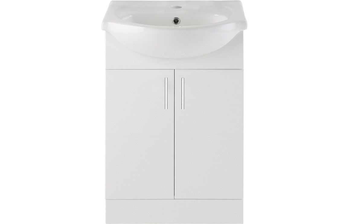 Hannon Basin Unit & Basin - White Gloss