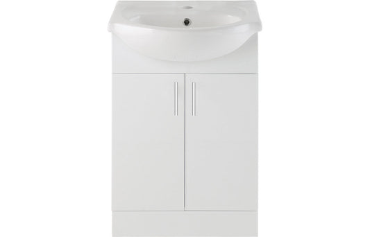 Hannon Basin Unit & Basin - White Gloss