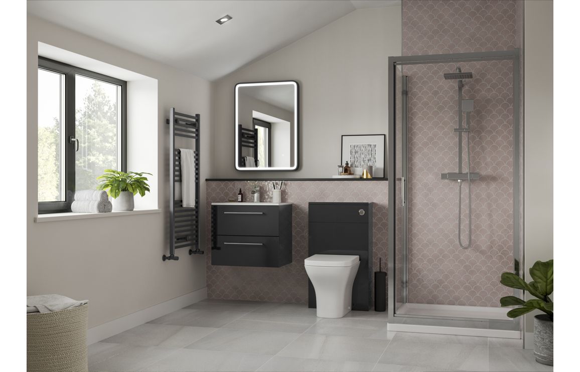 Tay Floor Standing 2 Door Tall Unit - H 1900 x W 350 x D 348mm