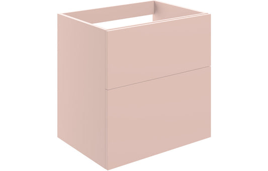 Valency Wall Hung 2 Drawer Basin Unit (No Top) - H 600 x W 590 x D 455mm