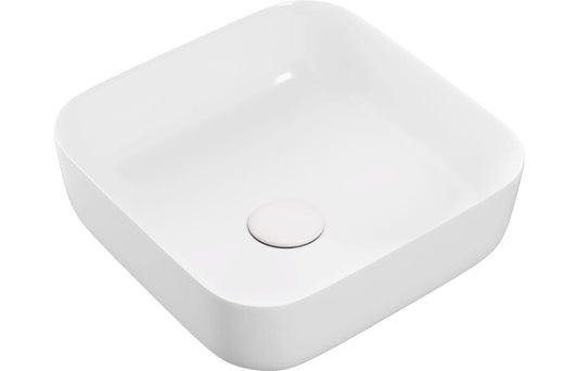 Arrow Ceramic Square Washbowl & Waste - H 130 x W 400 x D 400mm