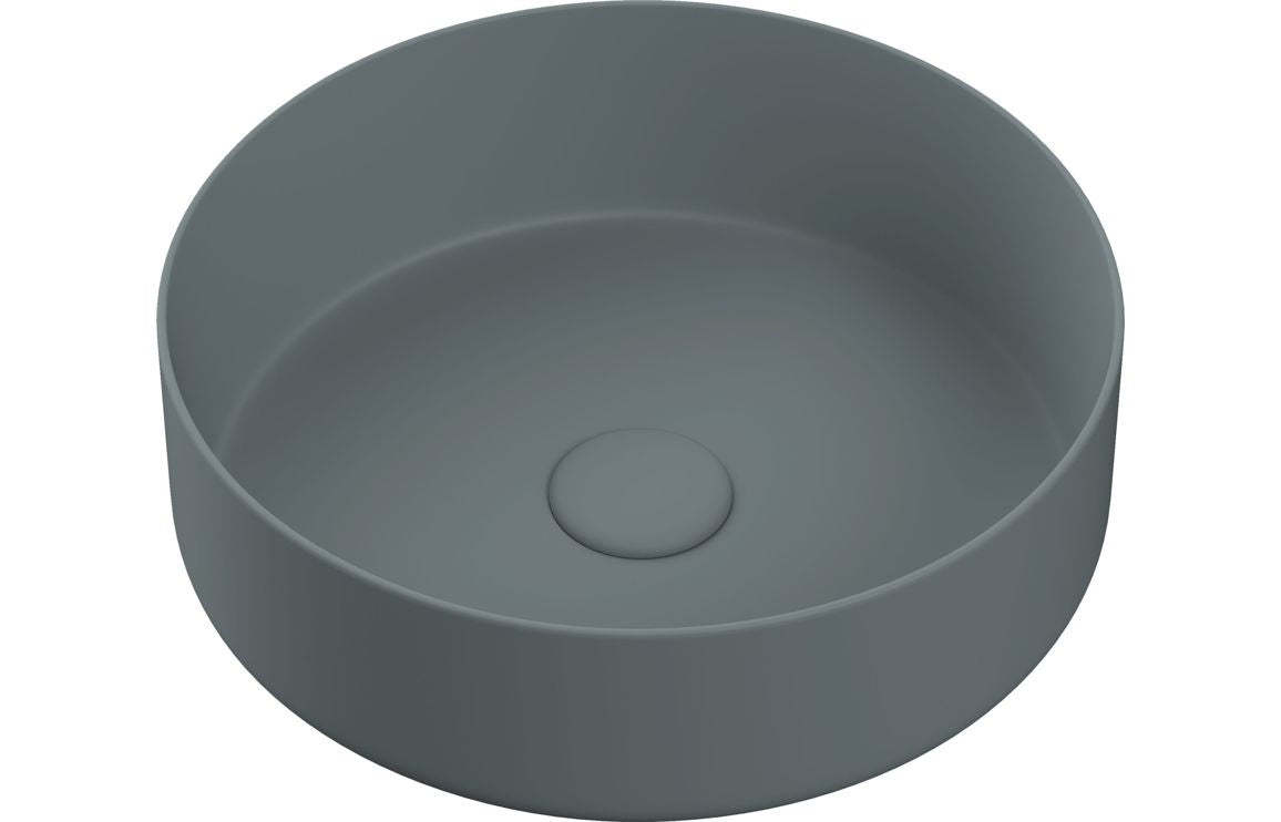Arrow Ceramic Round Washbowl & Waste - H 120 x W 355 x D 355mm