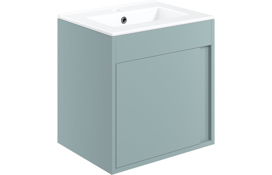 Wye 510mm Wall Hung Unit Inc. Basin