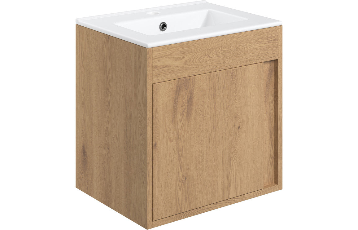 Wye 510mm Wall Hung Unit Inc. Basin