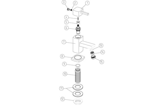 Nevis Basin Taps - Chrome