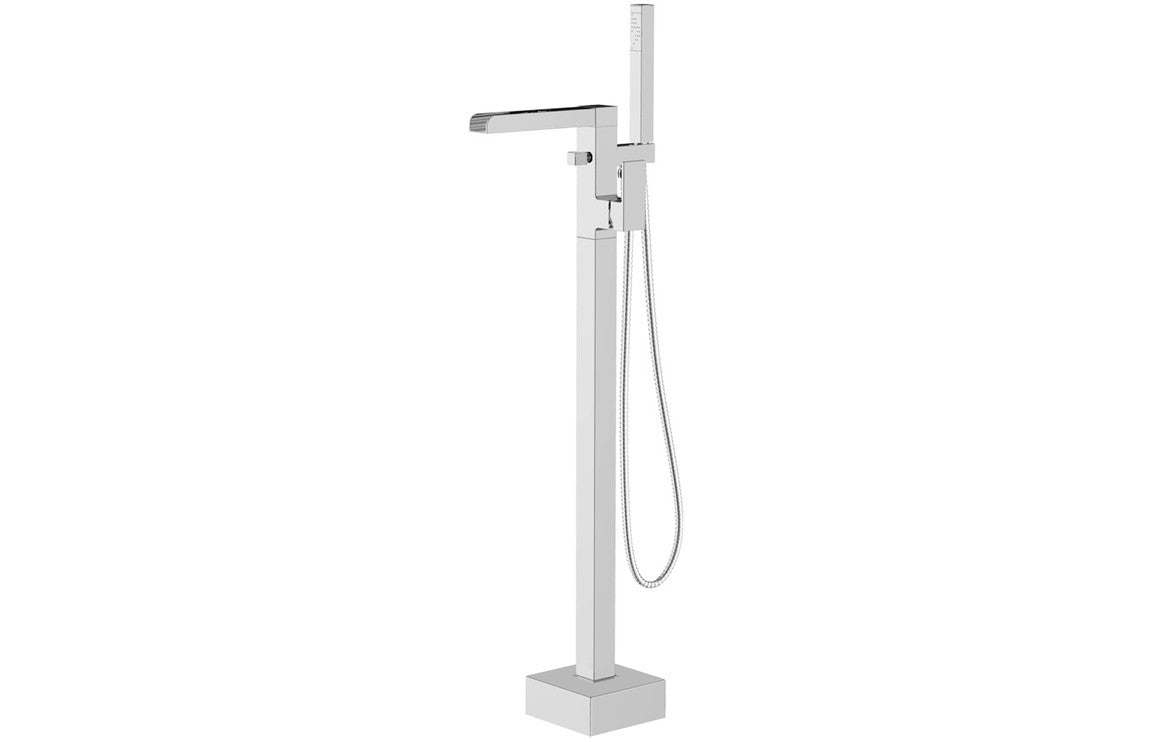 Glen Floor Standing Bath/Shower Mixer - Chrome