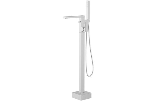 Quinny Floor Standing Bath/Shower Mixer - Chrome