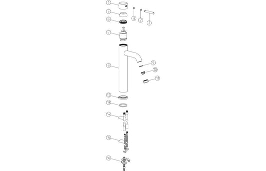 Medina Tall Basin Mixer