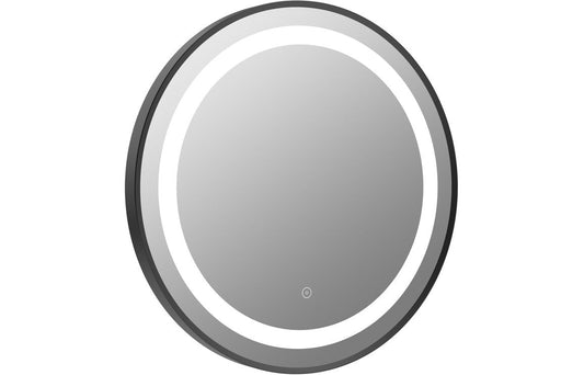 Leith Round Front-Lit LED Mirror
