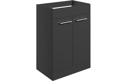 Greta Floor Standing 2 Door Basin Unit (No Top) - H 830 x W 590 x D 450mm