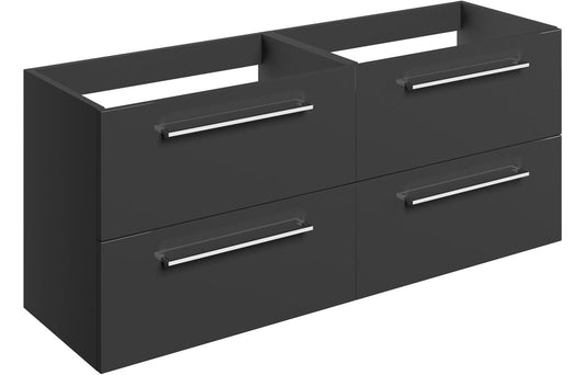 Greta Wall Hung 2 Drawer Basin Unit Run (No Top) - H 500 x W 1180 x D 450mm