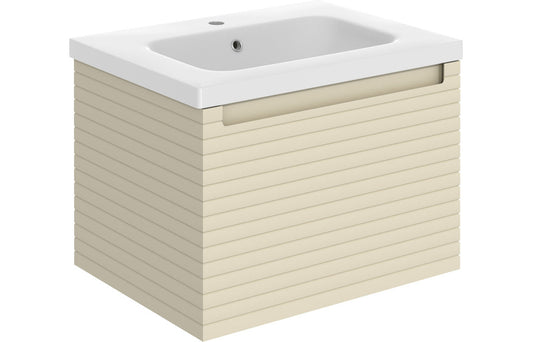 Severn 615mm Wall Hung 1 Drawer Basin Unit & Basin