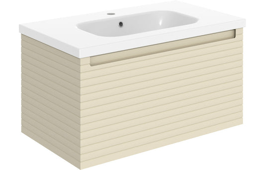 Severn 815mm Wall Hung 1 Drawer Basin Unit & Basin