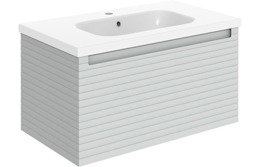 Severn 815mm Wall Hung 1 Drawer Basin Unit & Basin