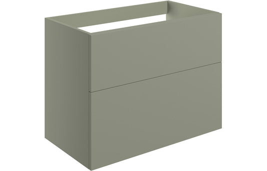 Valency Wall Hung 2 Drawer Basin Unit (No Top) - H 600 x W 790 x D 455mm