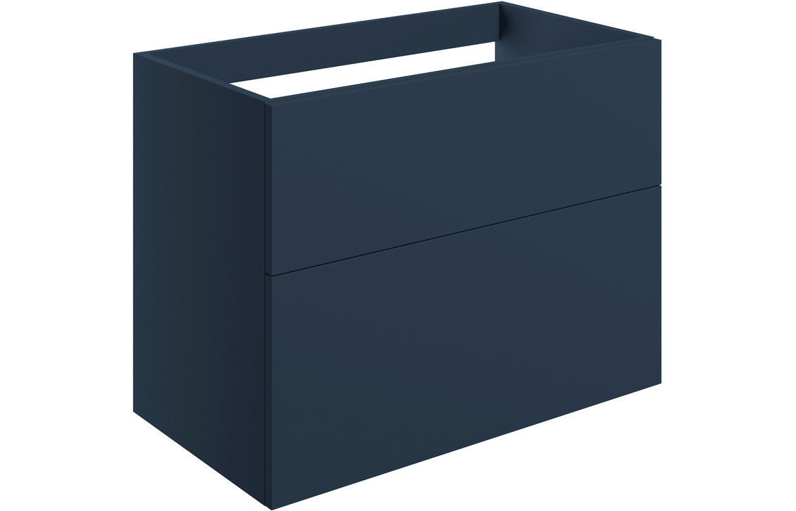 Valency Wall Hung 2 Drawer Basin Unit (No Top) - H 600 x W 790 x D 455mm