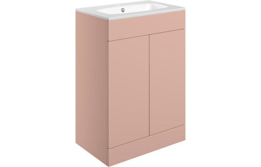 Valency Floor Standing 2 Door Basin Unit & Basin - H 848 x W 610 x D 460mm