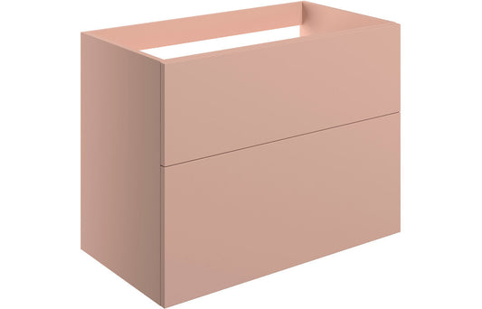 Valency Wall Hung 2 Drawer Basin Unit (No Top) - H 600 x W 790 x D 455mm