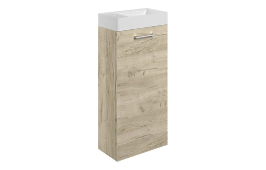 Greta Floor Standing 1 Door Basin Unit & Basin - H 830 x W 410 x D 220mm