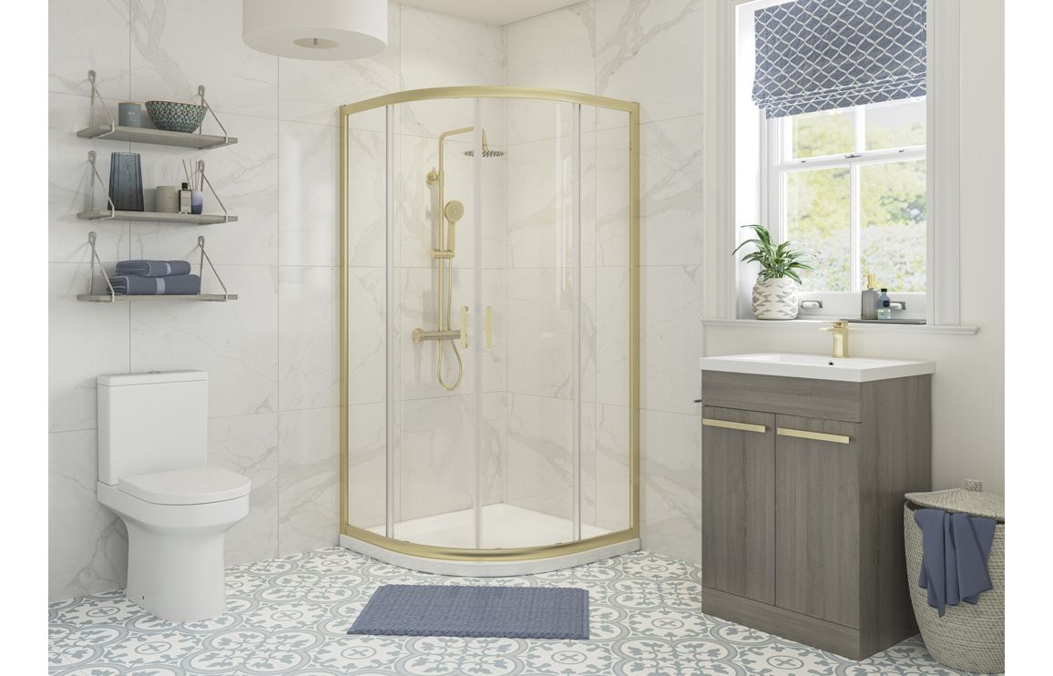 Wiley 800mm 2 Door Quadrant