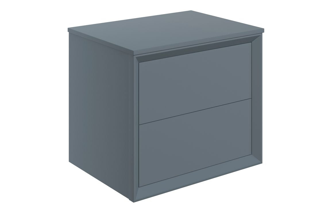Liddel 600mm Wall Hung 2 Drawer Basin Unit & Top