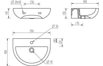 Cary Basin & Full/Semi Pedestal