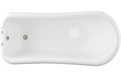 Carey Free Standing Bath w/Feet -  L 1530 x W 670 x H 760mm