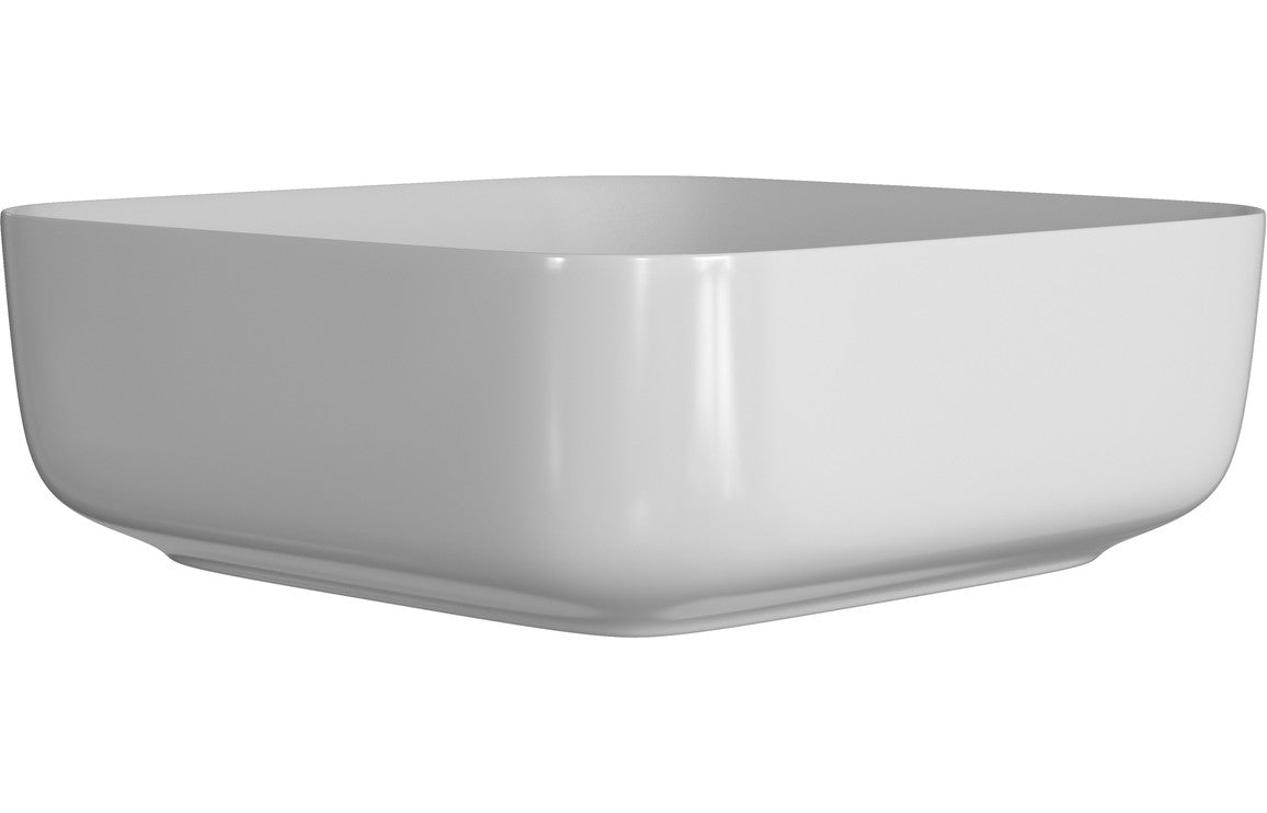 Arrow Ceramic Square Washbowl & Waste - H 130 x W 400 x D 400mm