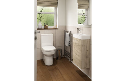 Greta Wall Hung 1 Door Basin Unit & Basin - H 600 x W 410 x D 220mm