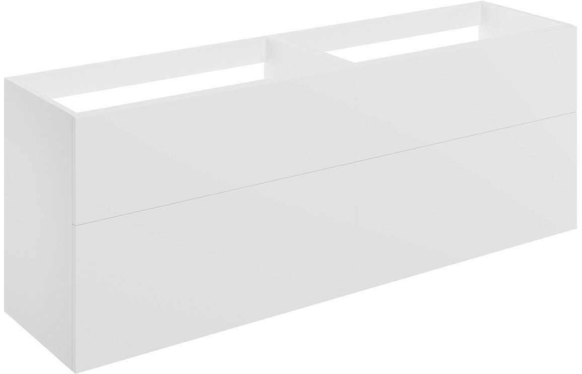 Valency Wall Hung 4 Drawer Basin Unit (No Top) - H 600 x W 1180 x D 455mm