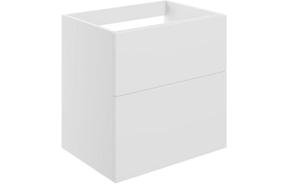 Valency Wall Hung 2 Drawer Basin Unit (No Top) - H 600 x W 590 x D 455mm
