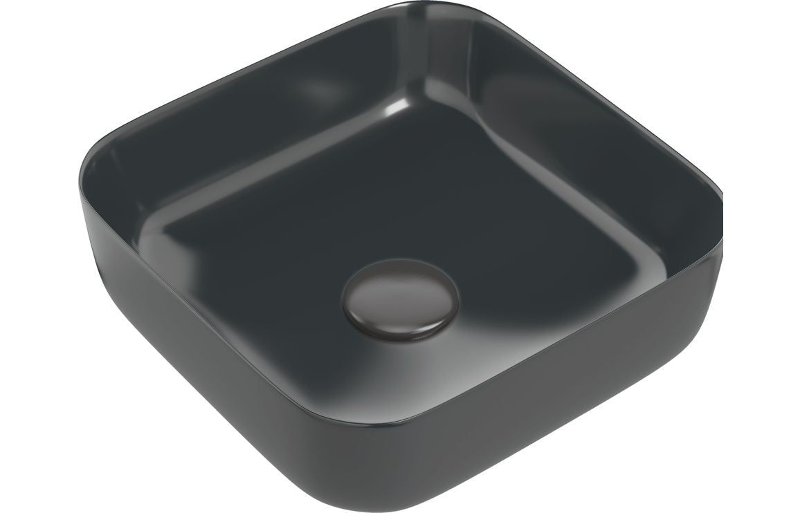 Arrow Ceramic Square Washbowl & Waste - H 130 x W 400 x D 400mm