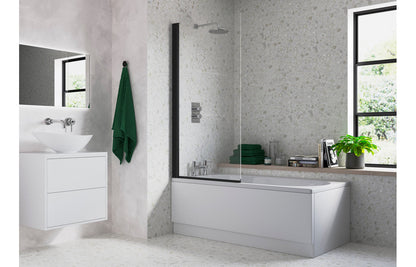 Single Straight Bath Screen