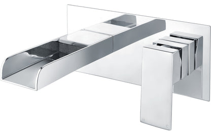 Glen Wall Mounted Basin Mixer - Chrome