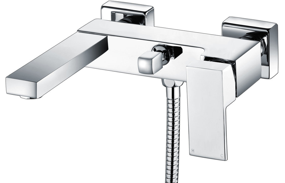 Quinny Wall Mounted Shower Mixer & Shower Kit - Chrome