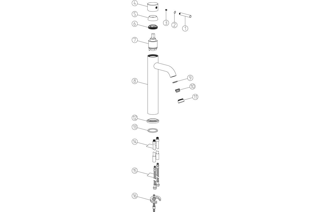 Medina Tall Basin Mixer