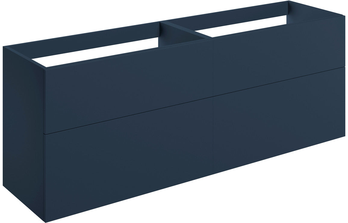 Valency Wall Hung 4 Drawer Basin Unit (No Top) - H 600 x W 1180 x D 455mm